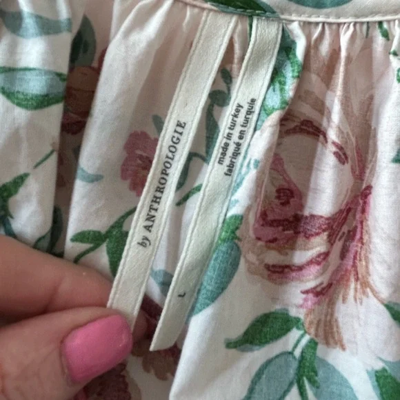 EUC Anthropologie The Somerset Maxi Dress: Puff-Sleeve Edition(size Large) - Picture 7 of 10